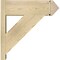 Ekena Millwork Traditional Rough Sawn Arts and Crafts Outlooker, Douglas Fir, 8"W x 24"D x 24"H OUT08X24X24TRA03RDF - alternate 2